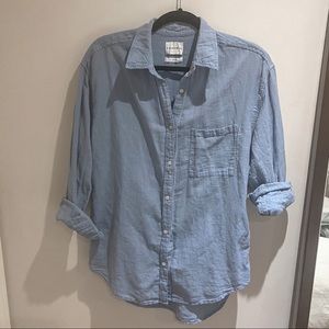 COMMUNITY- Aritzia Oversized Boyfriend Button up